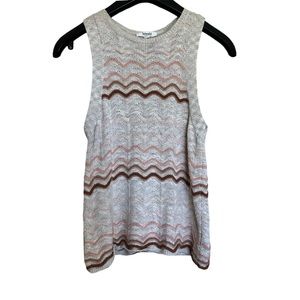 Splendid Collection Small Linen Blend Sleevless Blouse